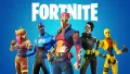 Obdélníkový jedlý obrázek na dort – Fortnite, Beef Boss, Dummy a zlatá helma (modrá, žlutá, černá)