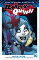 Obdélníkový jedlý obrázek na dort – Harley Quinn, s palicí a banánem (červená, modrá, černá)