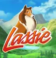 Obdélníkový jedlý obrázek na dort – Lassie (zelená, modrá, hnědá)