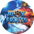 Kulatý jedlý obrázek na dort – Roblox, Blox Fruits: Bojovníci a katany (modrá, černá, žlutá)