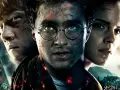 Obdélníkový jedlý obrázek na dort – Harry Potter Relikvie smrti (černá, modrá, červená)