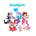Obdélníkový jedlý obrázek na dort – Enchantimals (růžová, tyrkysová, fialová)