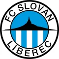 Kulatý jedlý obrázek na dort – Slovan Liberec (modrá, bílá, černá)
