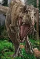 Obdélníkový jedlý obrázek na dort – Dinosaur (hnědá, zelená)