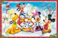 Obdélníkový jedlý obrázek na dort – Disney, Koleda (červená, modrá, bílá)