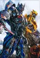 Obdélníkový jedlý obrázek na dort – Transformers (modrá, žlutá, šedá)