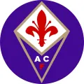 Kulatý jedlý obrázek na dort – Fiorentina (fialová, bílá, červená)