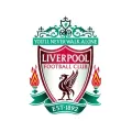 Kulatý jedlý obrázek na dort – Liverpool, White (červená, zelená, bílá)