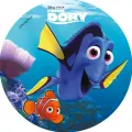 Kulatý jedlý obrázek na dort – Hledá se Dory, Dory a Nemo u růžových korálů (modrá, žlutá, červená)