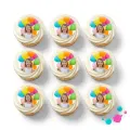 Vlastní fotka na cupcakes – kolečka 4,8 a 6 cm