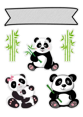 Panda – jedlý papír k výřezu