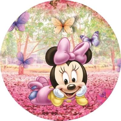 Minnie – Motýlci – jedlý obrázek na dort