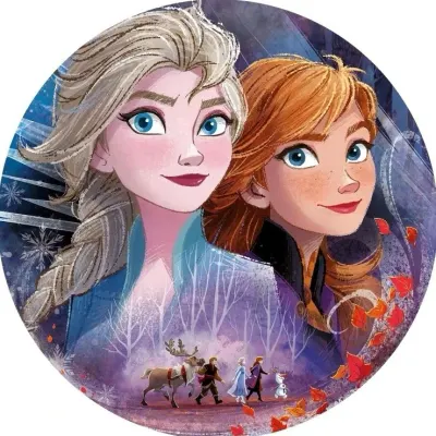 Frozen – Myšlenka – jedlý obrázek na dort