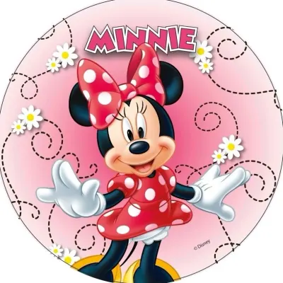 Minnie 2 – jedlý obrázek na dort