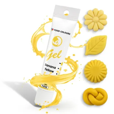 Gelová barva tuba Food Colours Banana Yellow (30 g)