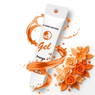 Gelová barva tuba Food Colours Orange (30 g)