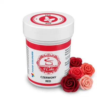 Gelová barva Food Colours (Red) červená (35 g)