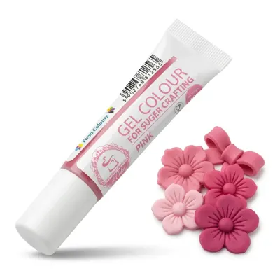 Gelová barva tuba Food Colours (Pink) růžová (20 g)