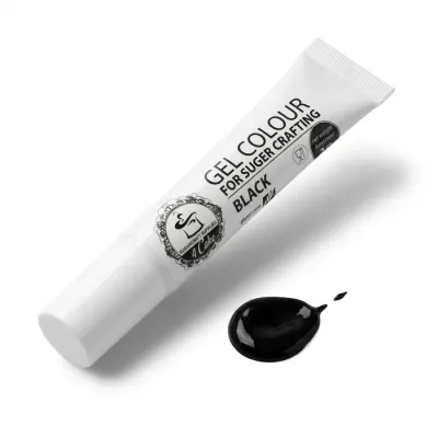 Gelová barva tuba (Black) černá 20g