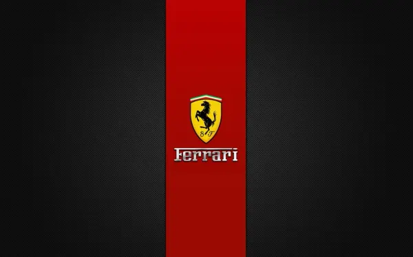 Obdélníkový jedlý obrázek na dort – Ferrari (černá, červená, žlutá)