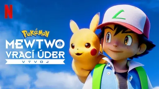 Obdélníkový jedlý obrázek na dort – Pokémon, 3D Ash s Pikachuem na rameni (modrá, žlutá, bílá)