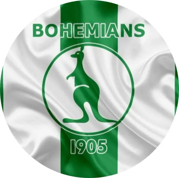 Kulatý jedlý obrázek na dort – Bohemians (zelená, bílá)