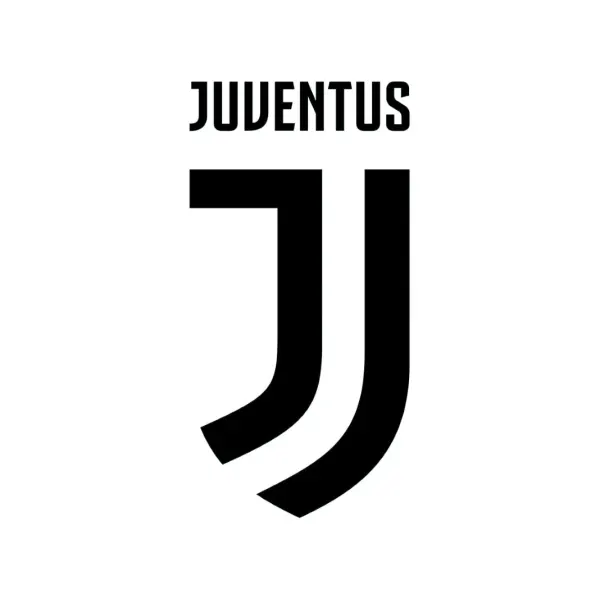 Kulatý jedlý obrázek na dort – Juventus, Znak (černá, bílá)