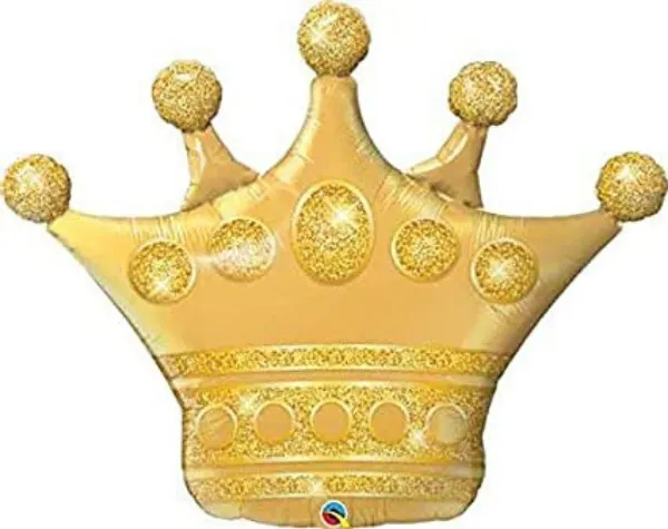 Foliový balonek Zlatá koruna 106 cm
