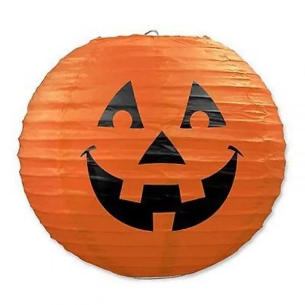 Papírový lampion dýně – oranžový