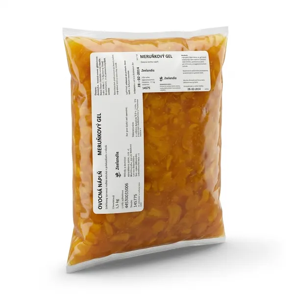 Ovocná termo náplň, Frugella Meruňkový gel 1kg