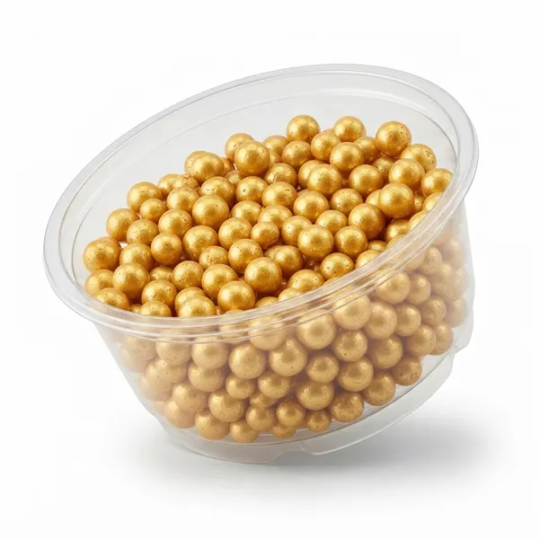 Cukrové perly zlaté velké 50g