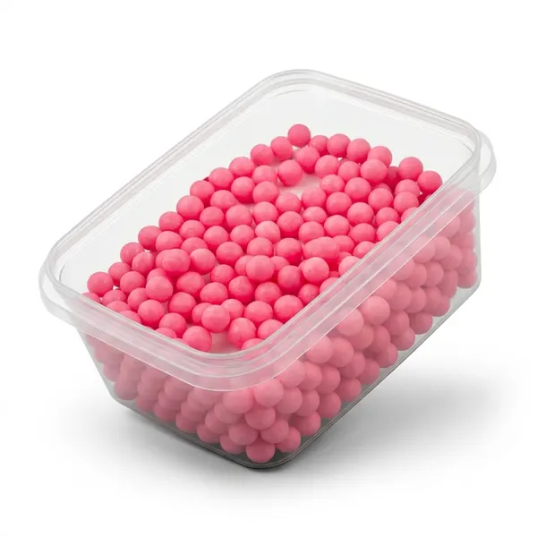 Cukrové perly růžové 7 mm 50g