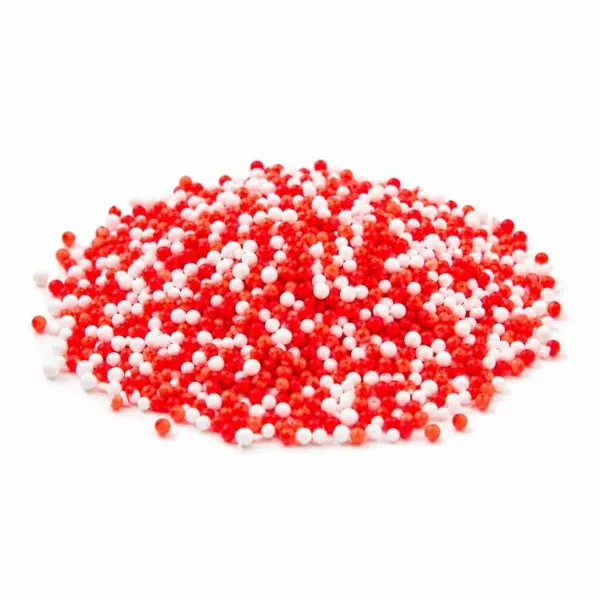 Cukrový máček SweetArt červený a bílý (50 g)