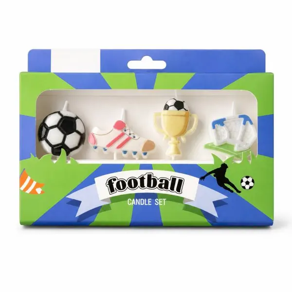Svíčky Fotbalový set (4 ks)
