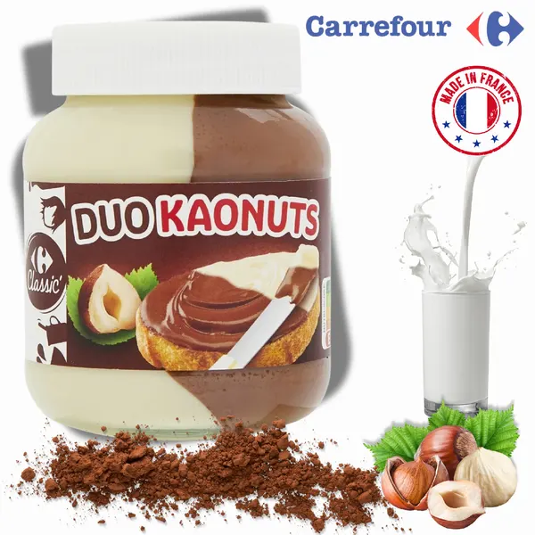 Pomazánka Carrefour DUO KaoNuts mix 400 g