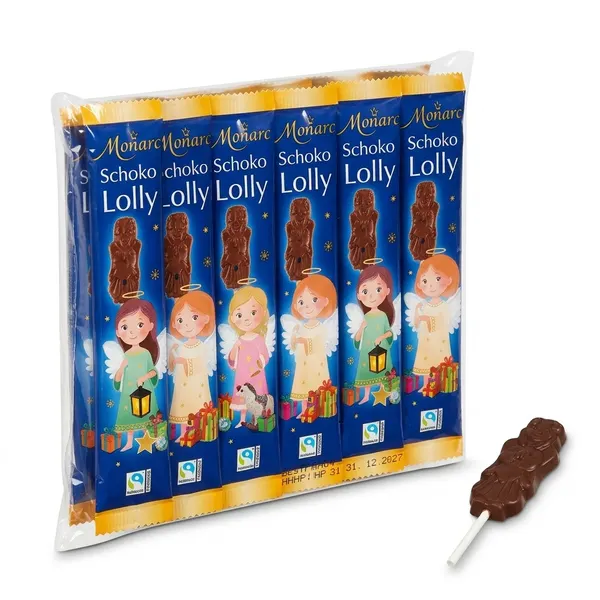 Čokoládová lízátka Monarc Schoko Lolly 150 g (10 ks)