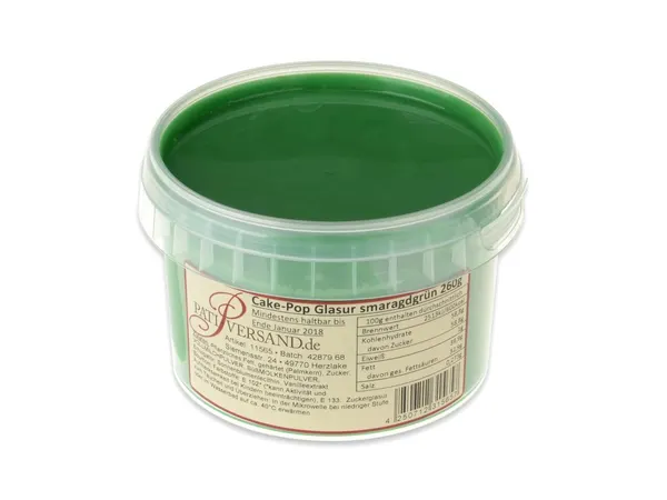 Tuková poleva 260g Cake Masters - smaragdově zelená
