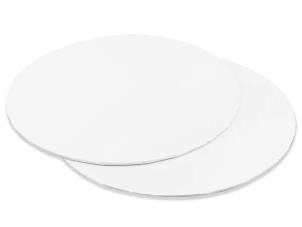 Dortové tácky 3 ks - 25 cm | bílý kruh