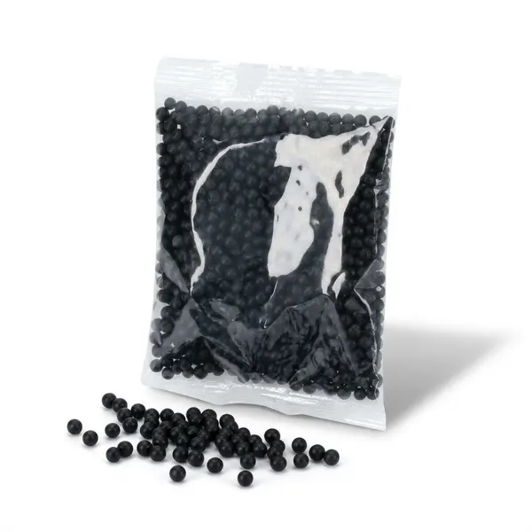 Měkké cukrové perly Halloween, černé 100g