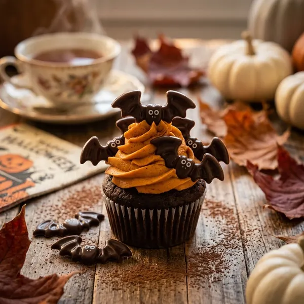 Čokoládová dekorace Halloween netopýři, 10 ks