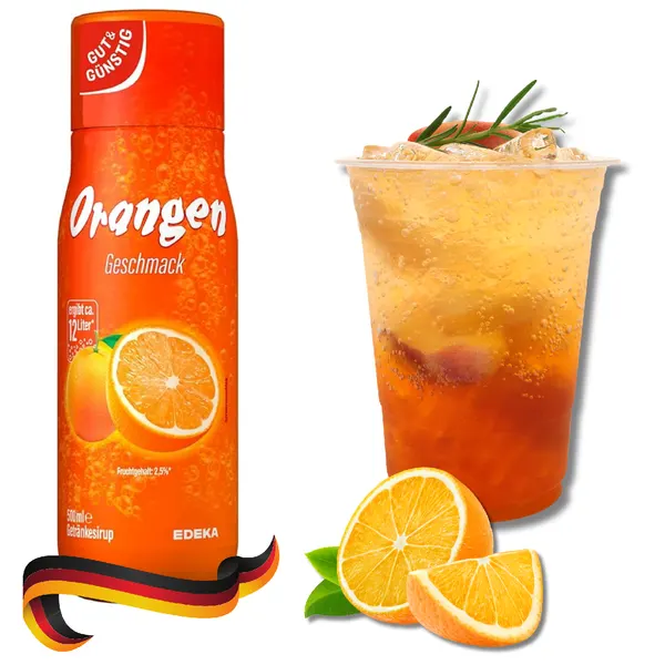 Orange Klasik, německý sirup pro výrobníky sody