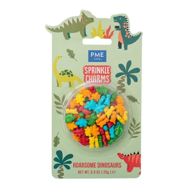 Dekorace na dort, Dinosauři 25g - jedlá dekorace