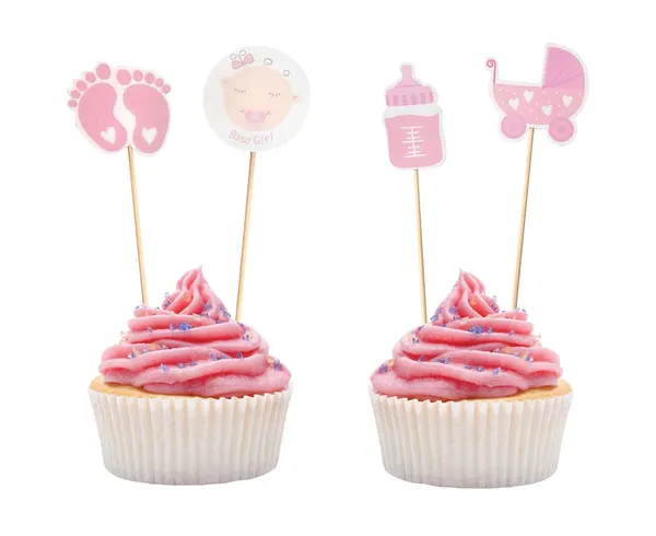 Zápichy do cupcakes a dortu - HOLČIČKA 12 ks