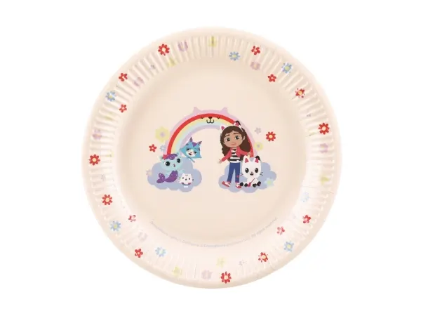 Papírové talíře Gábinin kouzelný domek 23 cm – 6 ks