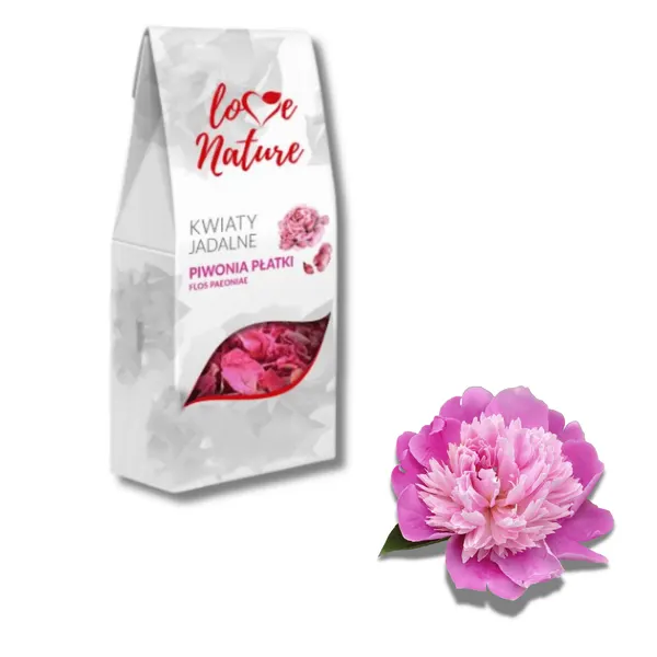 Jedlé květiny - Okvětní lístky Pivoňky, XL balení 50 g