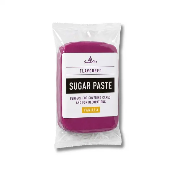 Fondán na dort, Fialový - Violet, Vanilkový 250g