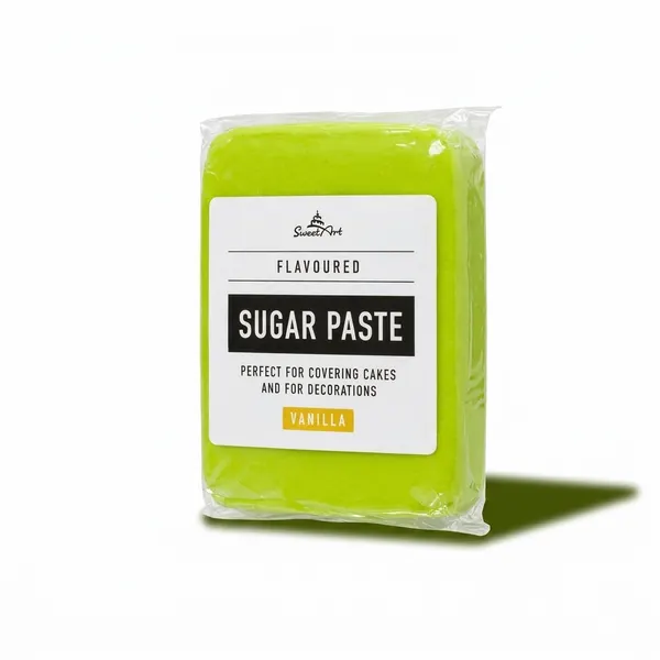 250g potahovací dortová hmota, Vanilka - neonově zelená