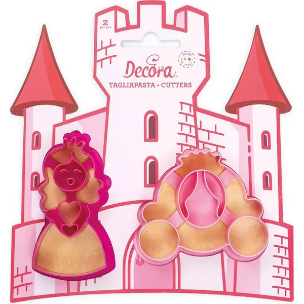Vykrajováko princezna a kočár 2ks - Decora