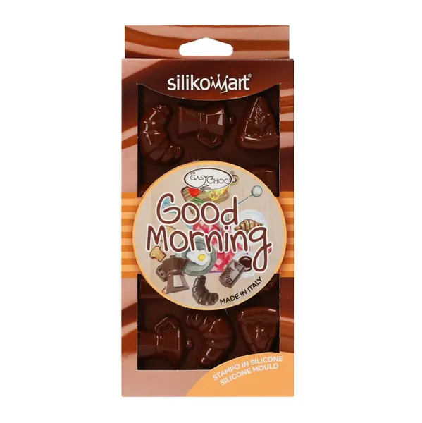 Forma na čokoládové tvary dobrého rána | Good Morning Silikomart