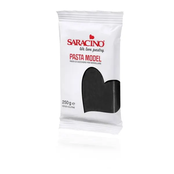 Modelovací fondán na dort Saracino černý (250 g)